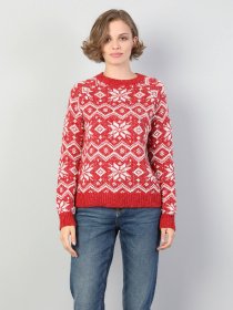 Свитры и кардиганы Colin’s модель CL1046048RED Фото