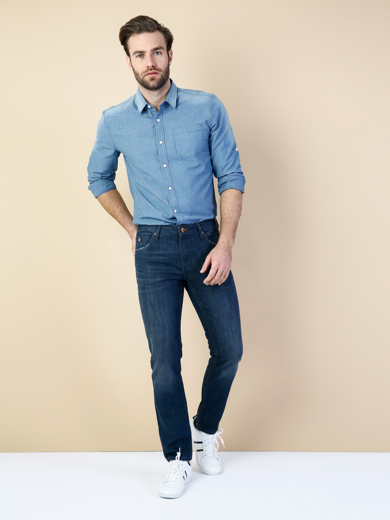 Сорочки Colin’s модель CL1033295BLI Сорочки Colin’s модель CL1033295BLI Фото