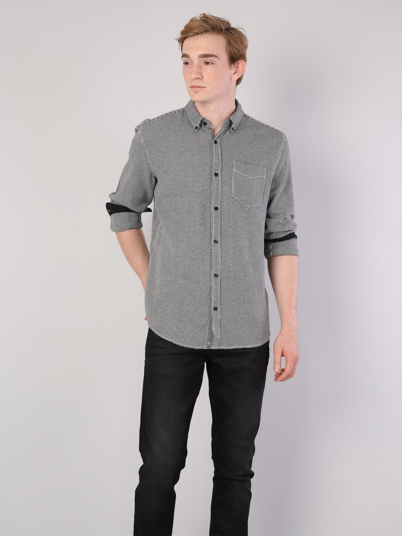 Сорочки Colin’s модель CL1036660BLK Сорочки Colin’s модель CL1036660BLK Фото