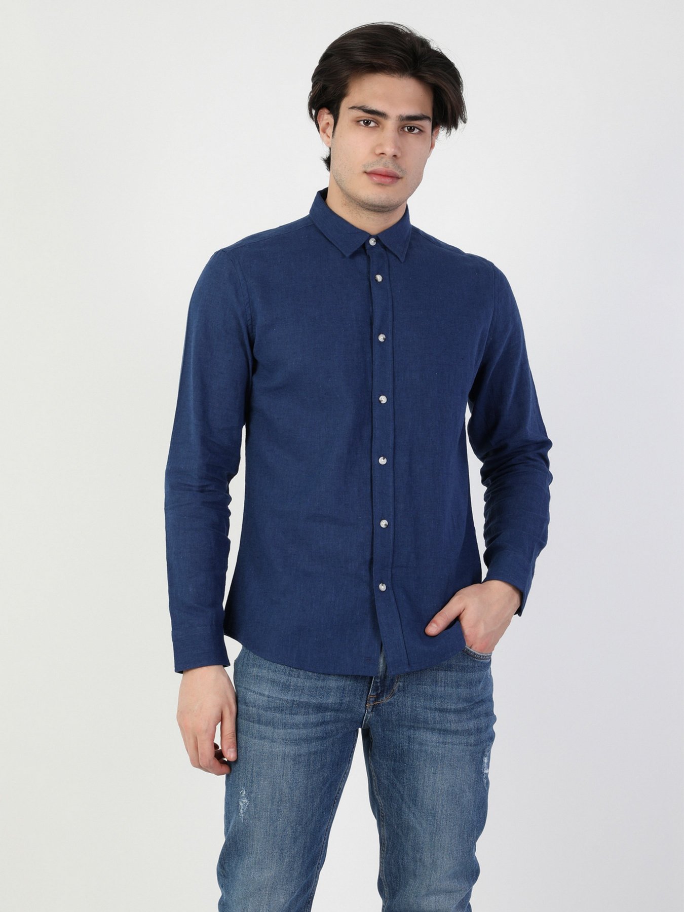 Сорочки Colin’s модель CL1041771NAV Сорочки Colin’s модель CL1041771NAV Фото