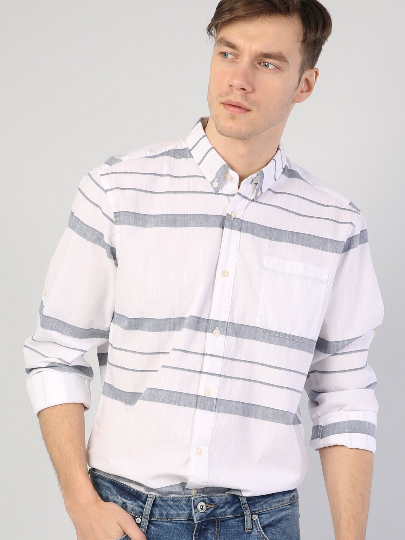 Сорочки Colin’s модель CL1043469BLE Сорочки Colin’s модель CL1043469BLE Фото