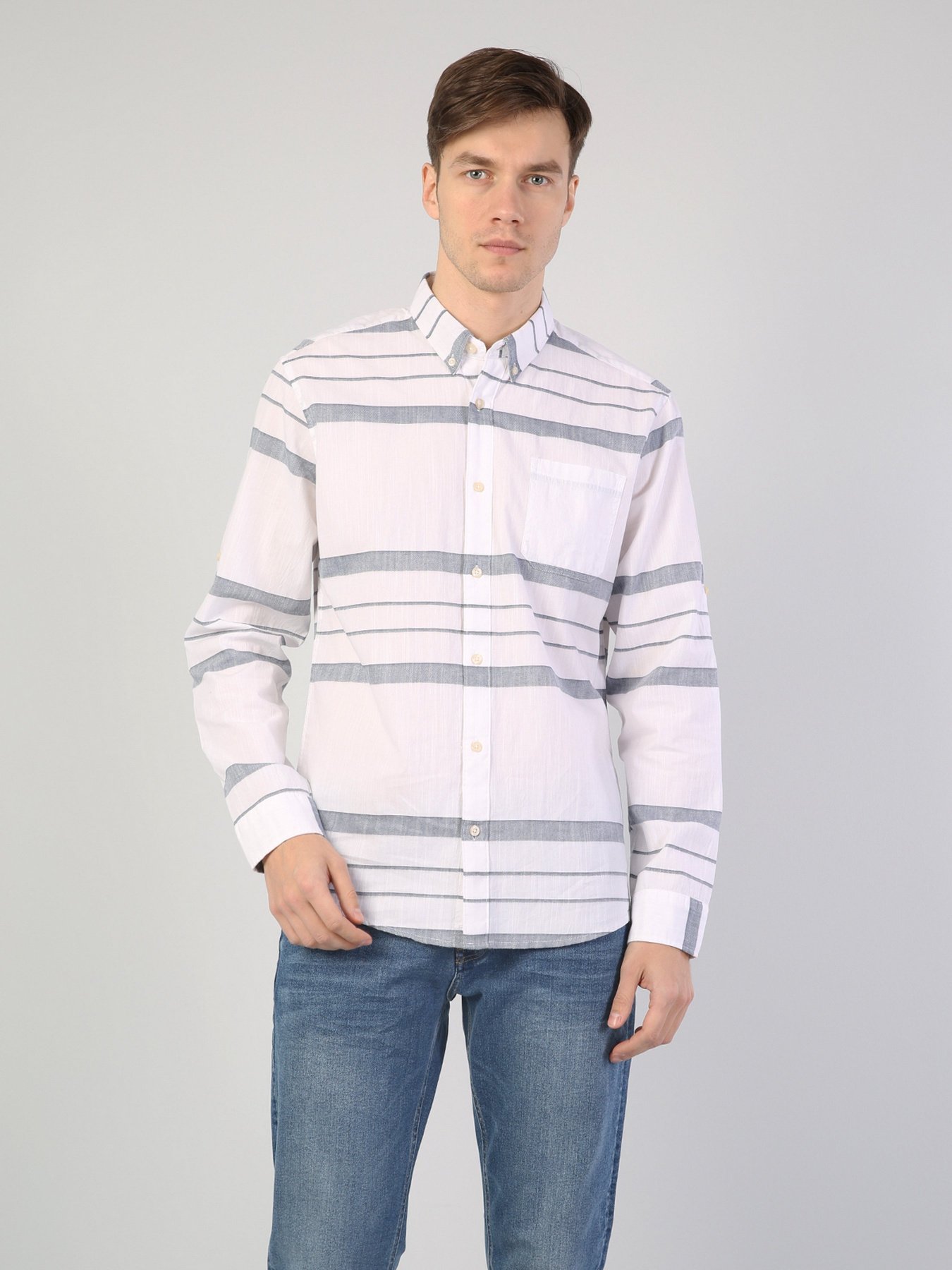 Сорочки Colin’s модель CL1043469BLE Сорочки Colin’s модель CL1043469BLE Фото