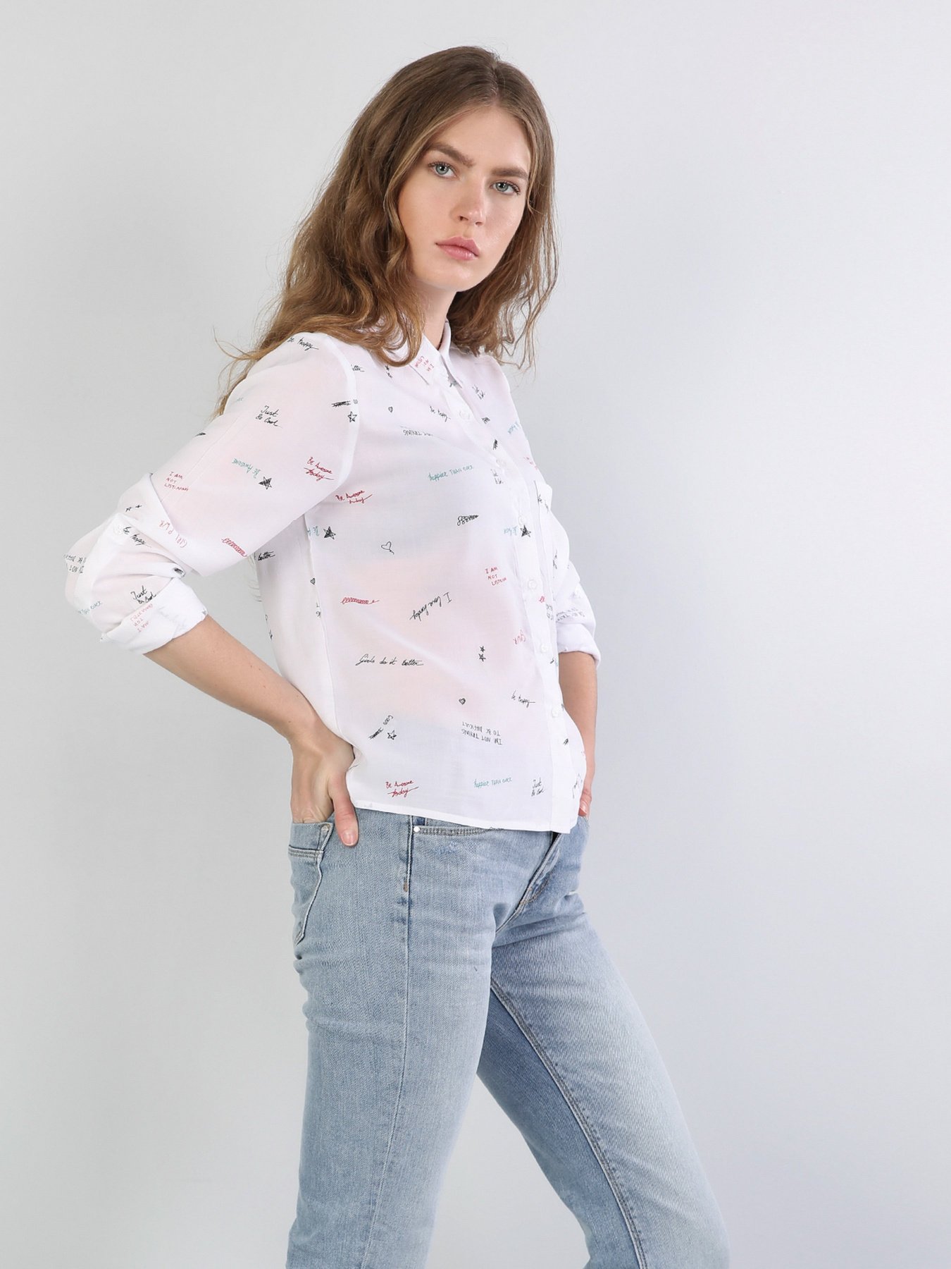 Сорочки Colin’s модель CL1043629WHT Сорочки Colin’s модель CL1043629WHT Фото