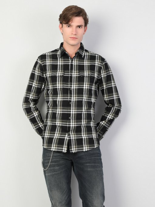Сорочки Colin’s модель CL1044204BLK Фото