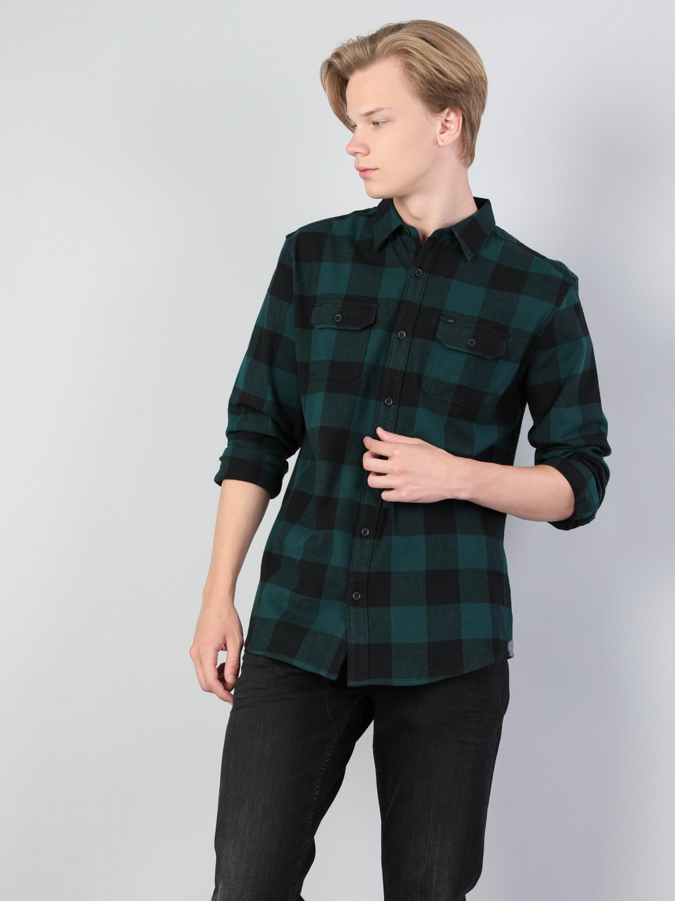 Сорочки Colin’s модель CL1045319GRN Сорочки Colin’s модель CL1045319GRN Фото