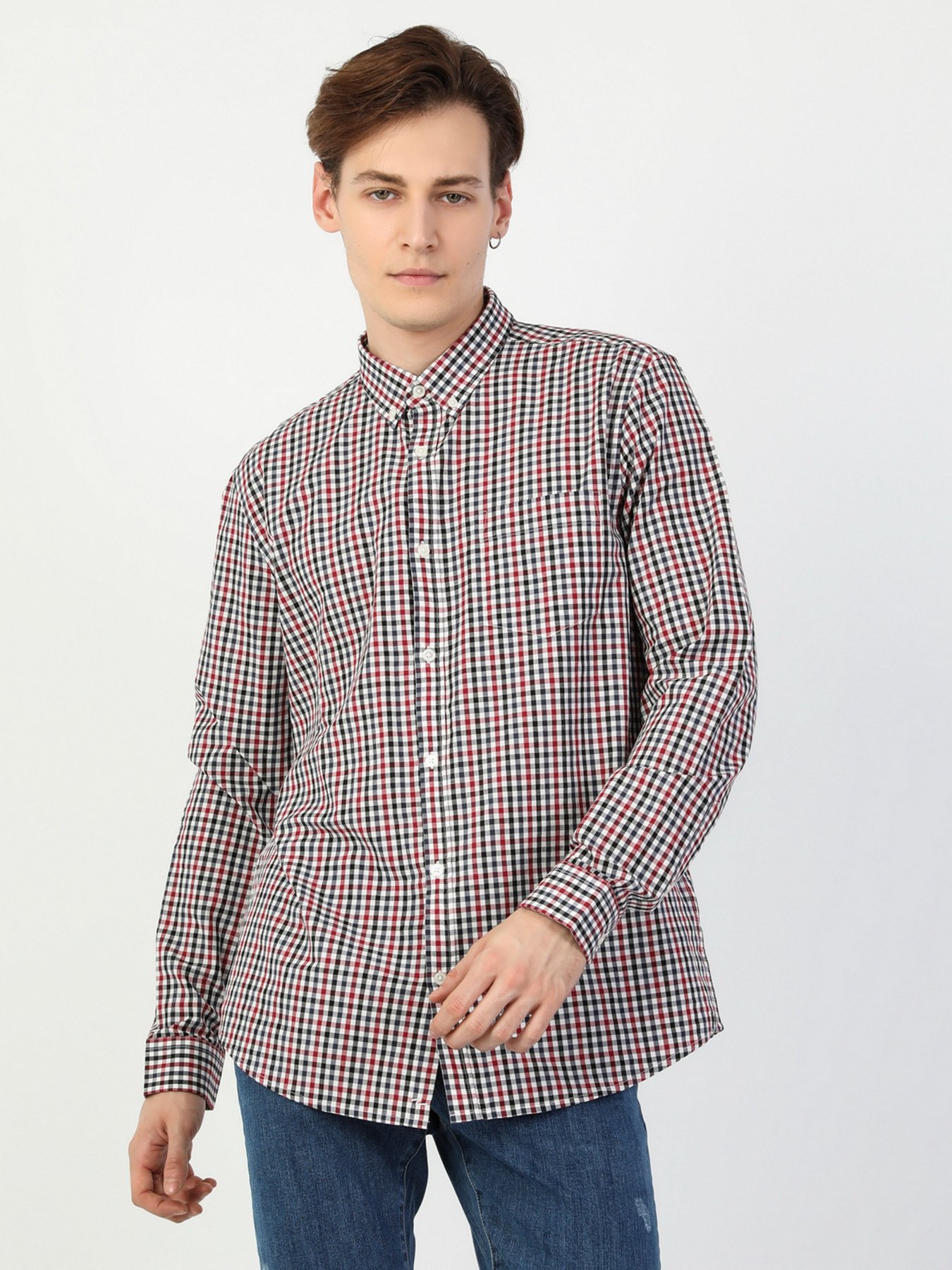 Сорочки Colin’s модель CL1048575RED Сорочки Colin’s модель CL1048575RED Фото