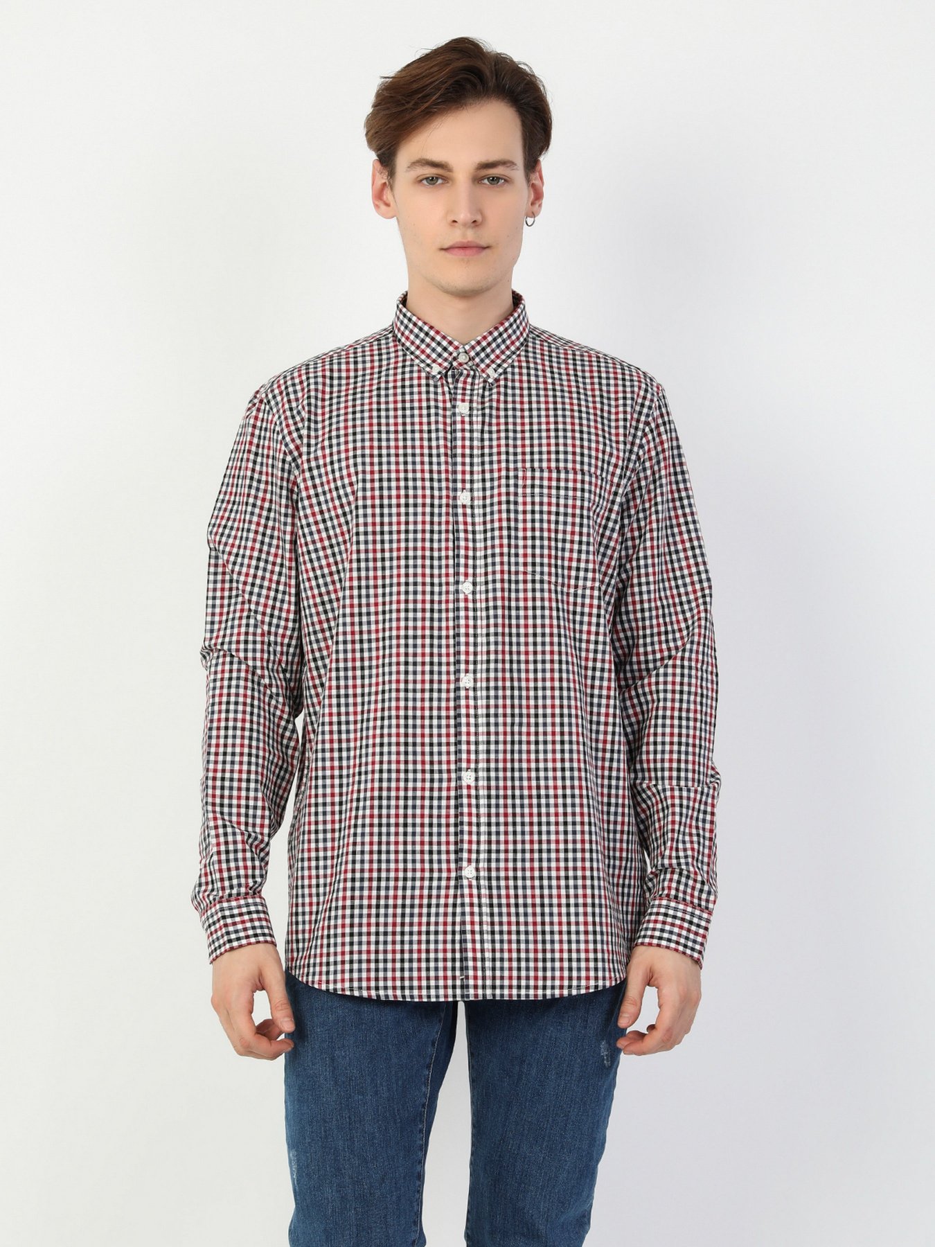 Сорочки Colin’s модель CL1048575RED Сорочки Colin’s модель CL1048575RED Фото