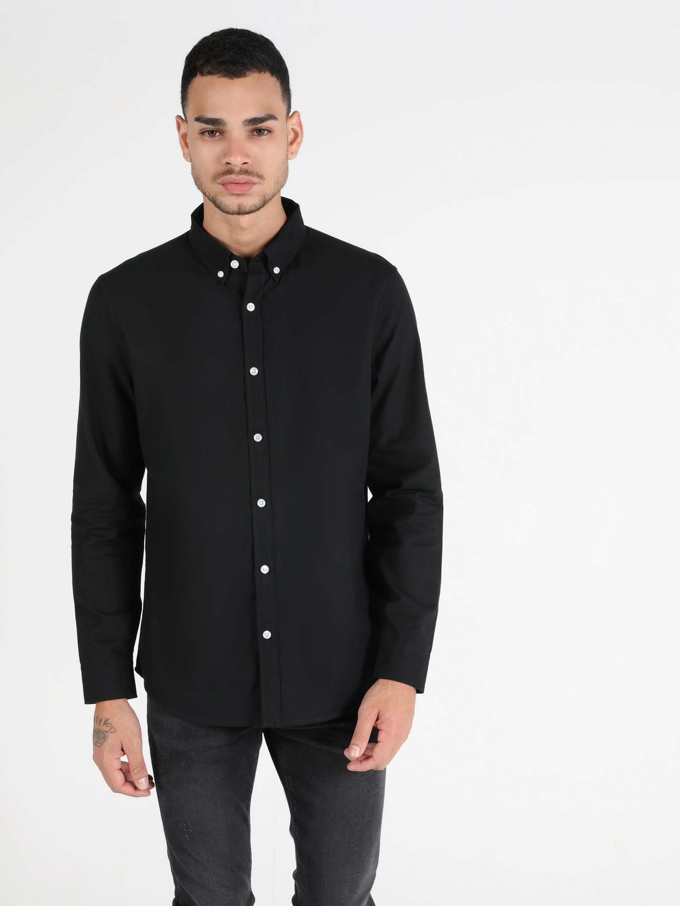 Сорочки Colin’s модель CL1048576BLK Фото