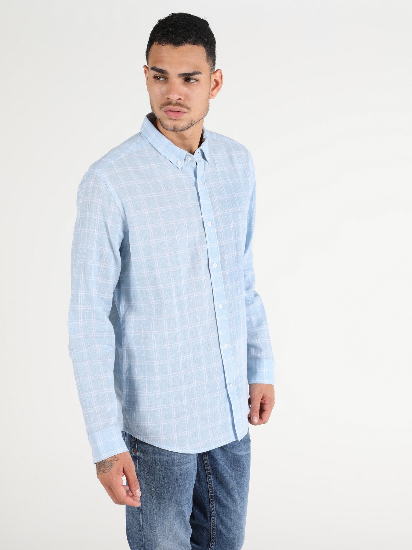 Рубашки Colin’s модель CL1048582BLE Рубашки Colin’s модель CL1048582BLE Фото