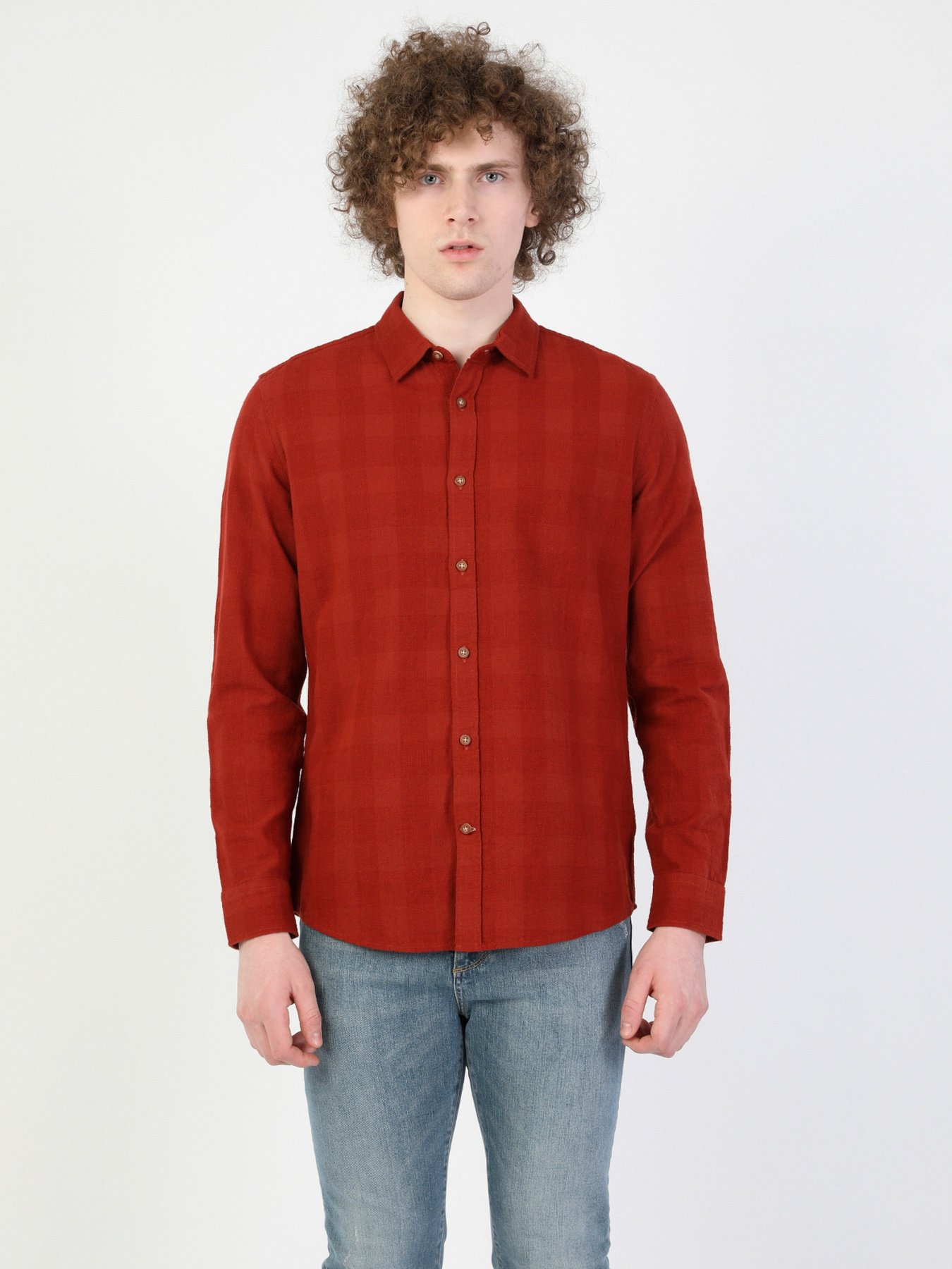 Рубашки Colin’s модель CL1049269BOR Рубашки Colin’s модель CL1049269BOR Фото