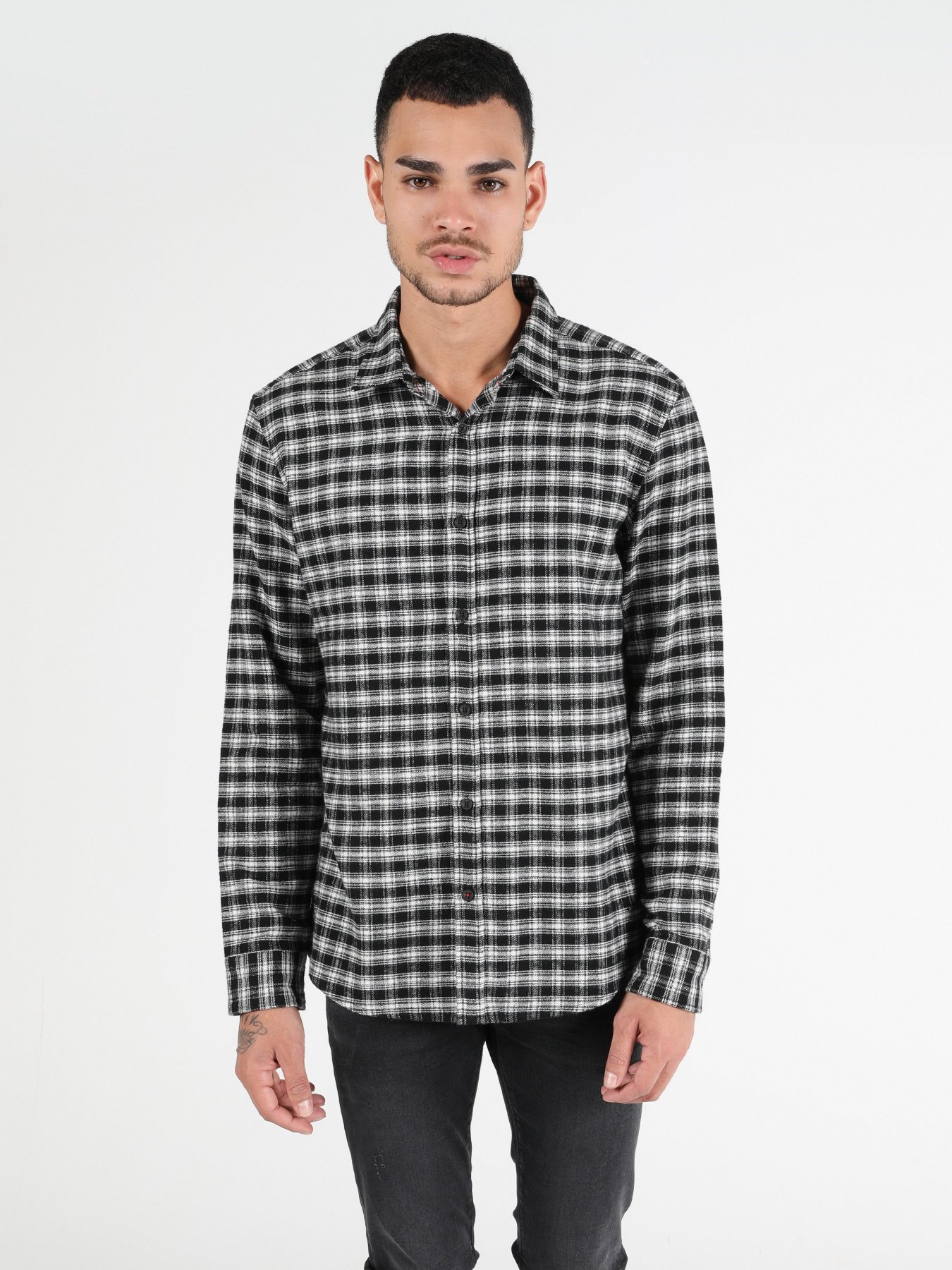 Сорочки Colin’s модель CL1050129BLK Фото