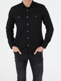 Сорочки Colin’s модель CL1051779BLK Фото