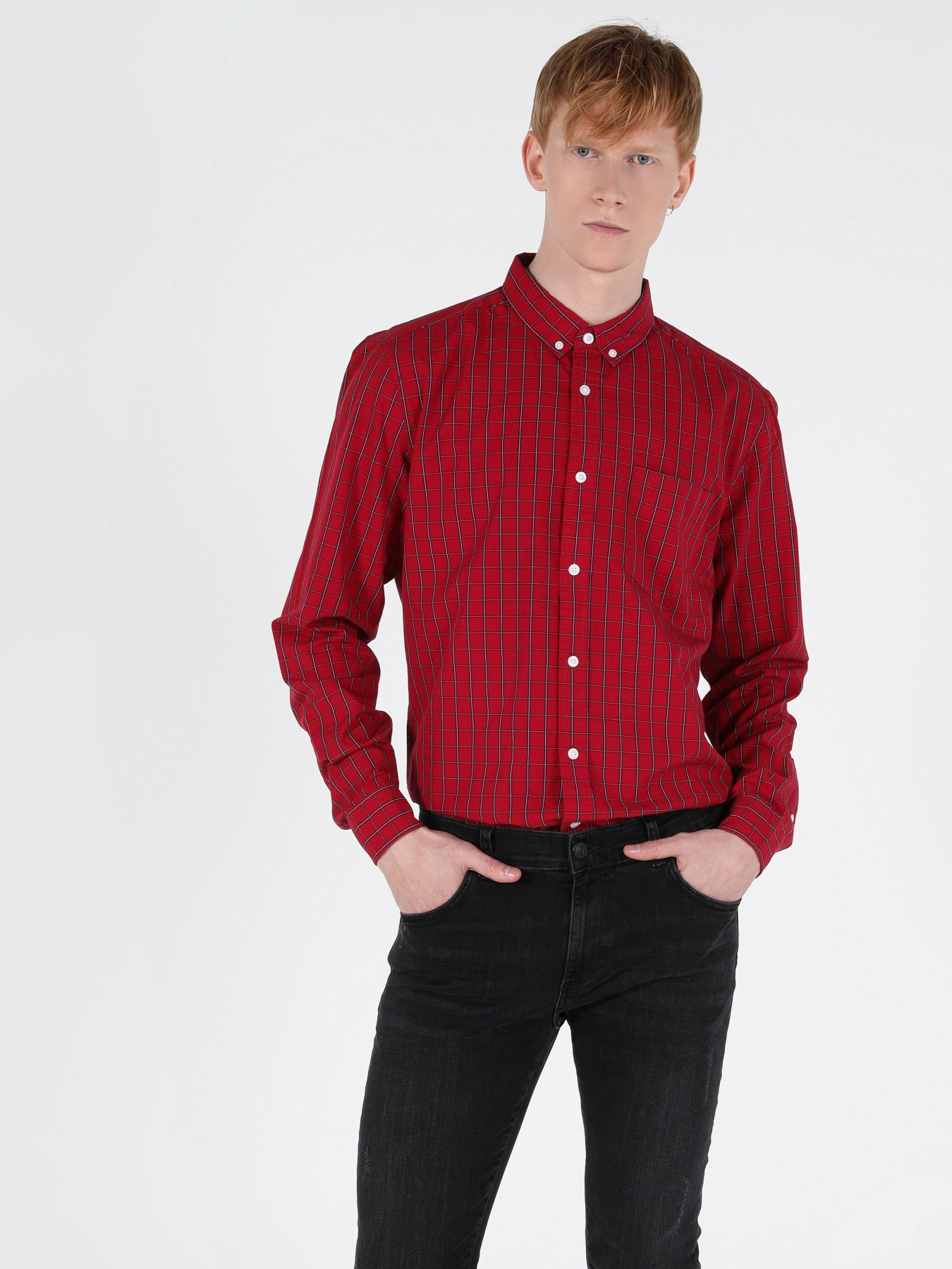 Рубашки Colin’s модель CL1052199RED Рубашки Colin’s модель CL1052199RED Фото
