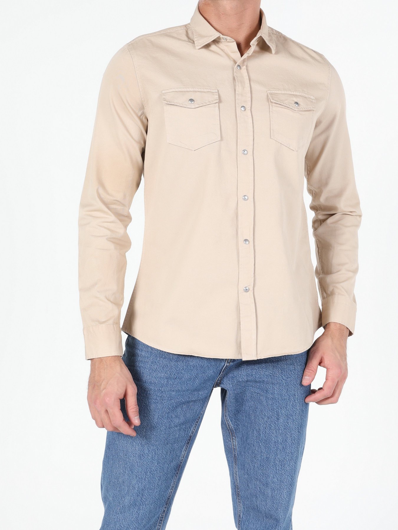 Сорочки Colin’s модель CL1052341BEI Сорочки Colin’s модель CL1052341BEI Фото