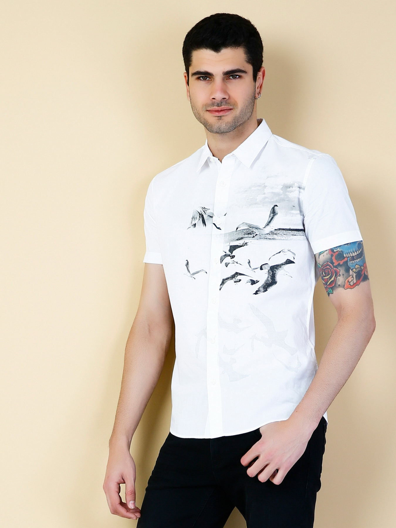 Сорочки Colin’s модель CL1033230WHT Фото