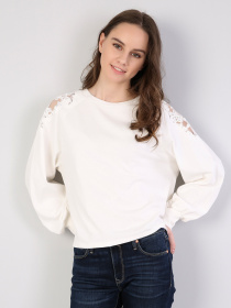 Худи и свитшоты Colin’s модель CL1042788WHT Фото