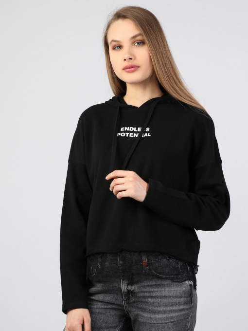 Худи и свитшоты Colin’s модель CL1044385BLK Фото