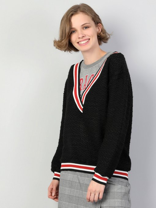 Свитры и кардиганы Colin’s модель CL1045486BLK Фото