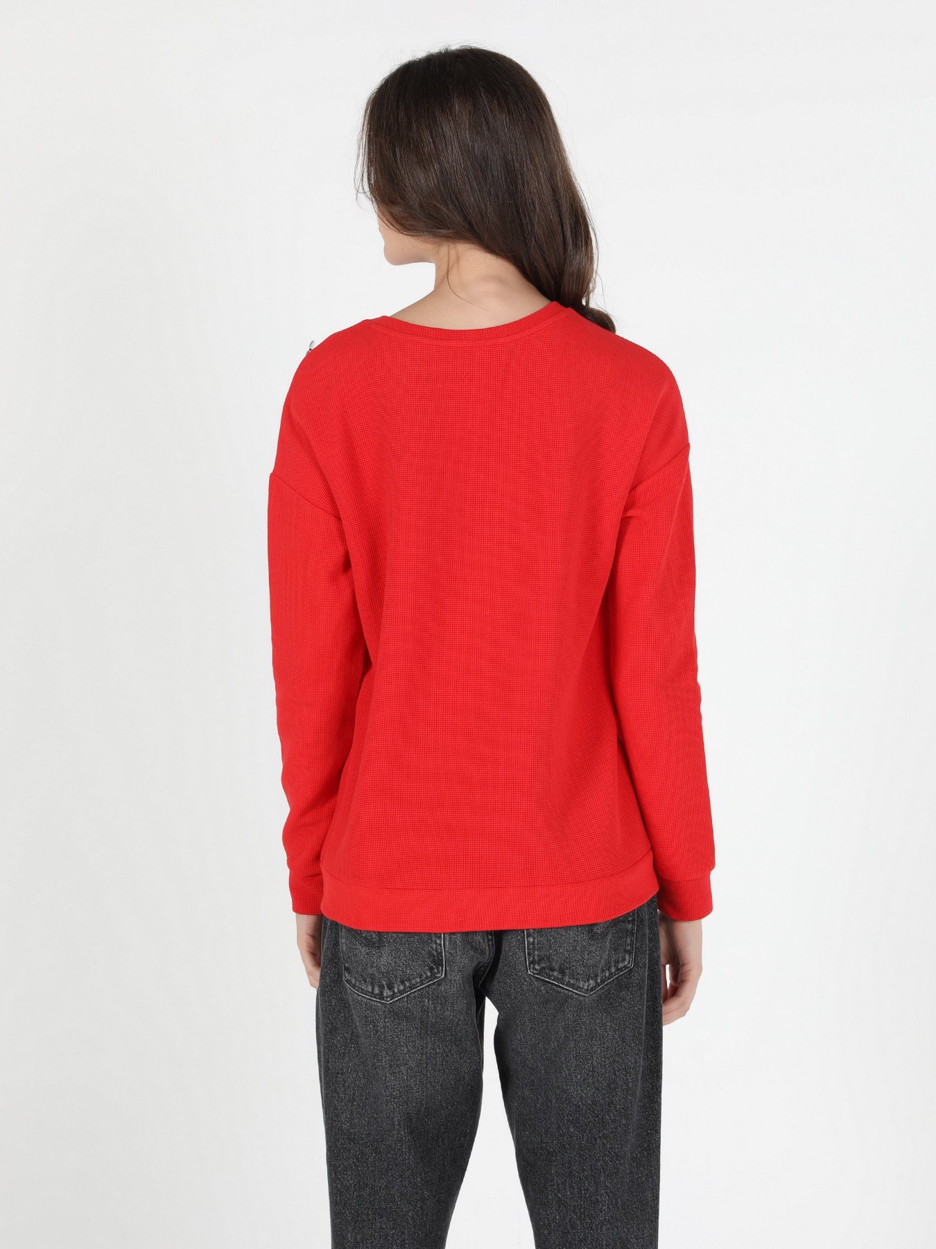 Свитры и кардиганы Colin’s модель CL1050527RED Свитры и кардиганы Colin’s модель CL1050527RED Фото