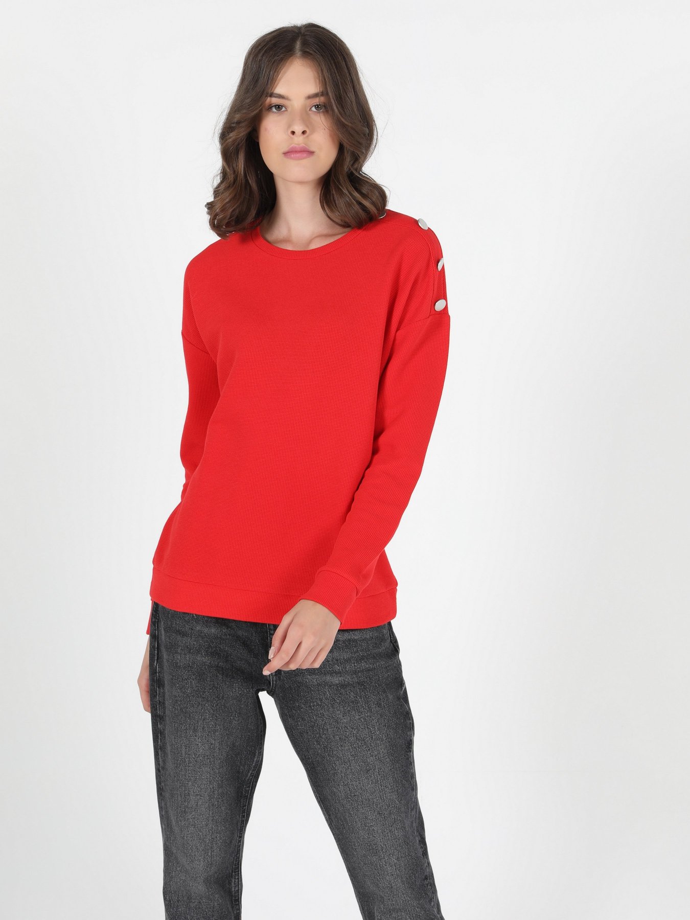 Свитры и кардиганы Colin’s модель CL1050527RED Свитры и кардиганы Colin’s модель CL1050527RED Фото