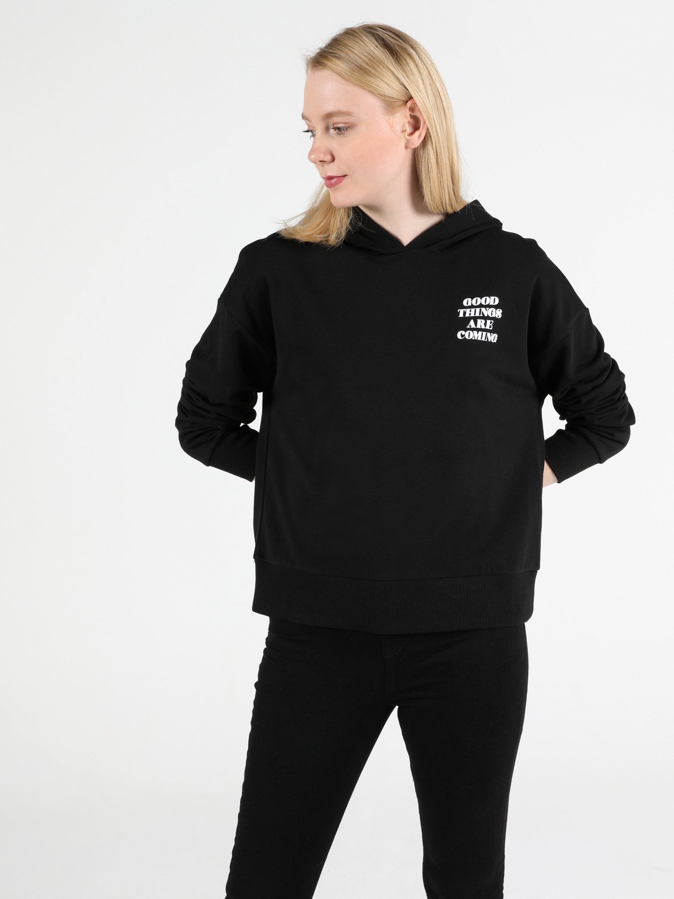 Худи и свитшоты Colin’s модель CL1051002BLK Фото