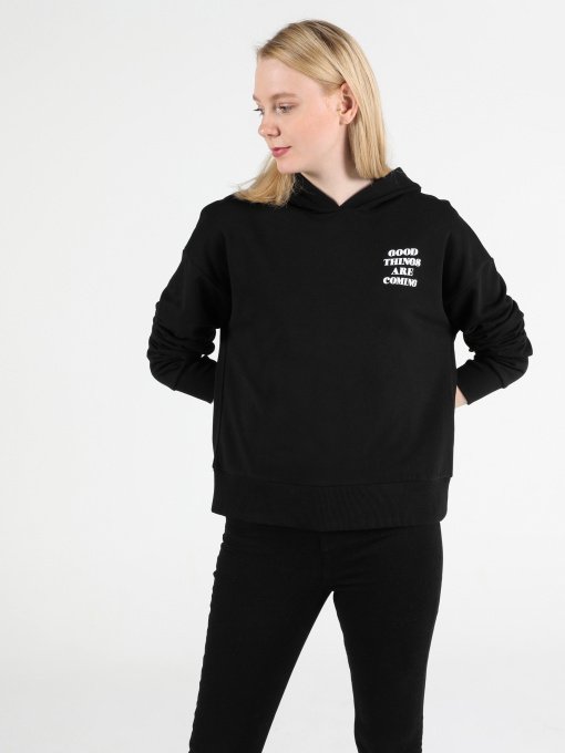 Худи и свитшоты Colin’s модель CL1051002BLK Фото