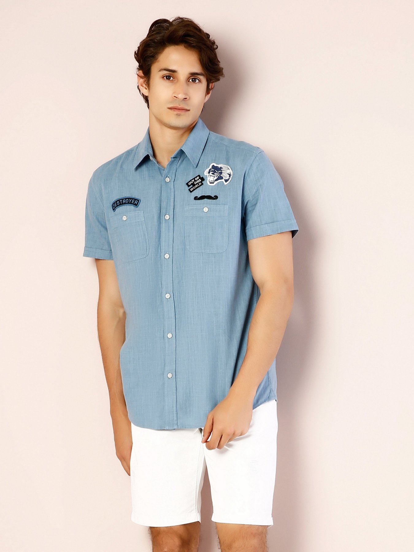 Сорочки Colin’s модель CL1029840BLE Сорочки Colin’s модель CL1029840BLE Фото