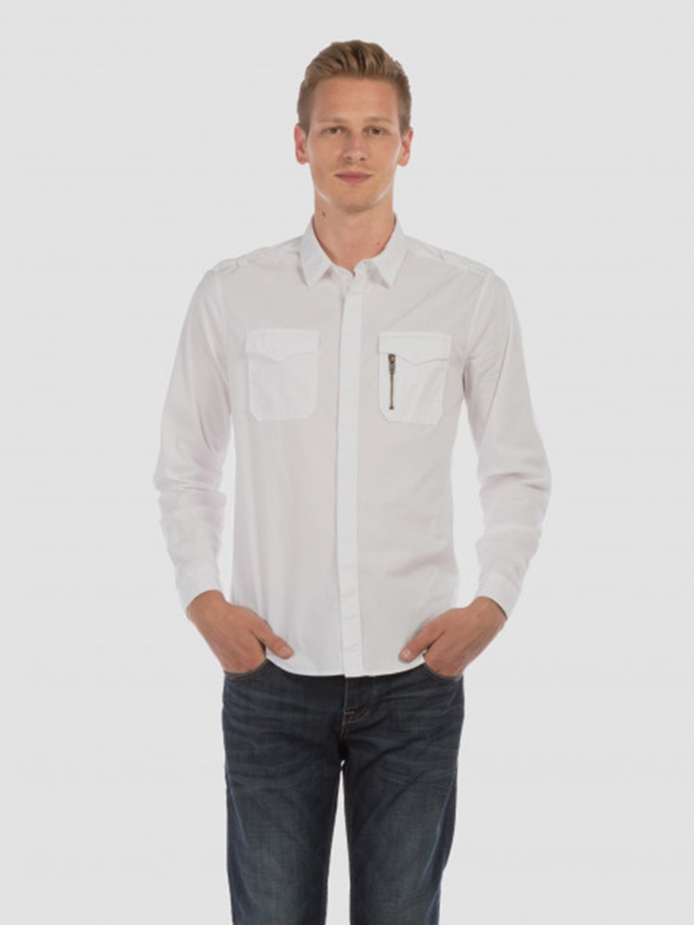 Рубашки Colin’s модель CL1012691WHT Рубашки Colin’s модель CL1012691WHT Фото