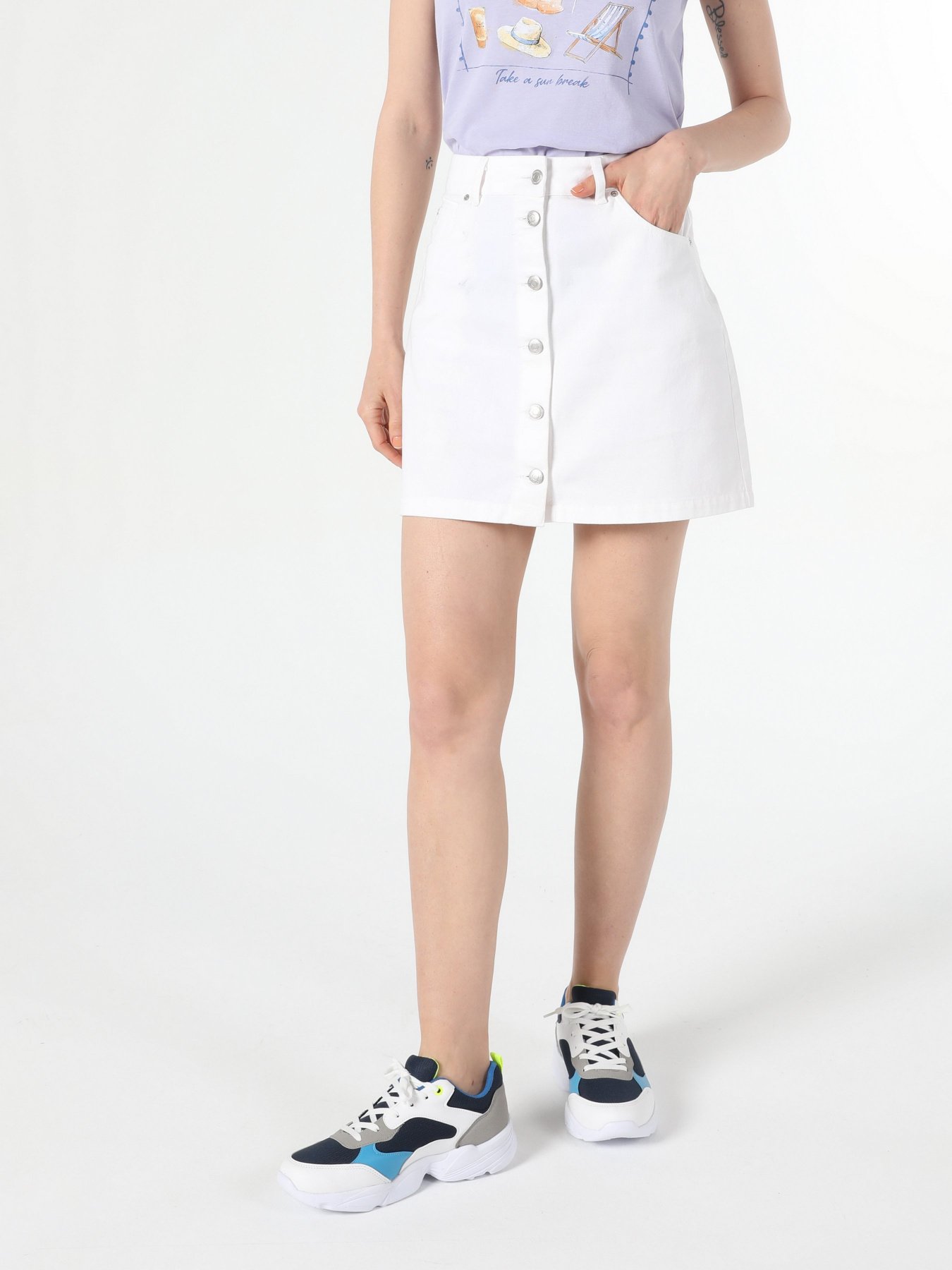 Спідниці Colin’s модель CL1054224WHT Фото