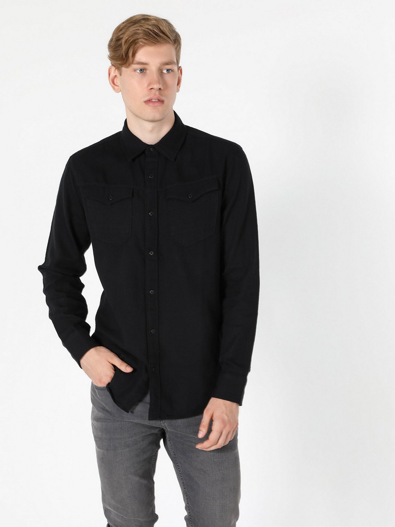 Рубашки Colin’s модель CL1050210BLK Фото