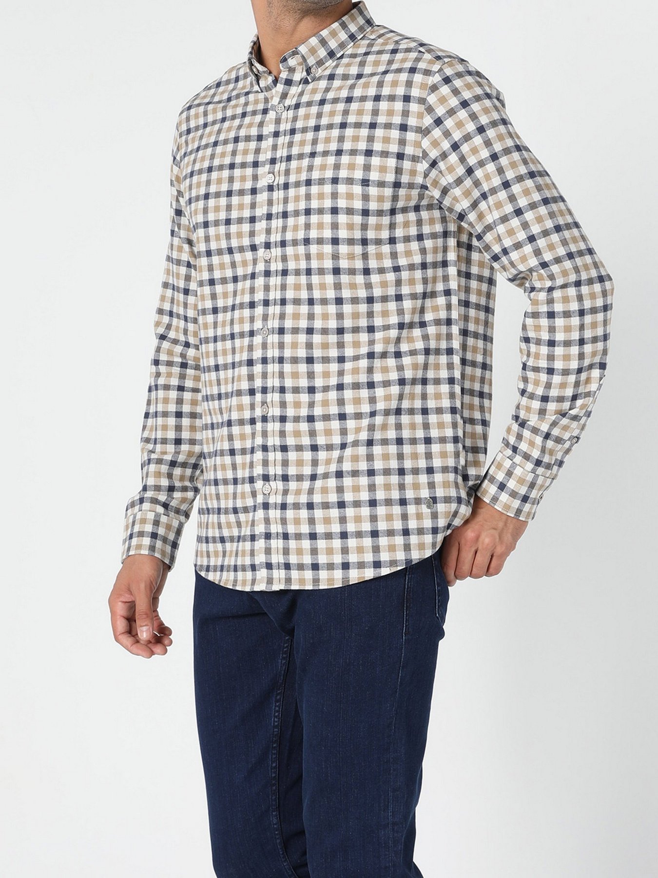 Рубашки Colin’s модель CL1052801BEI Рубашки Colin’s модель CL1052801BEI Фото