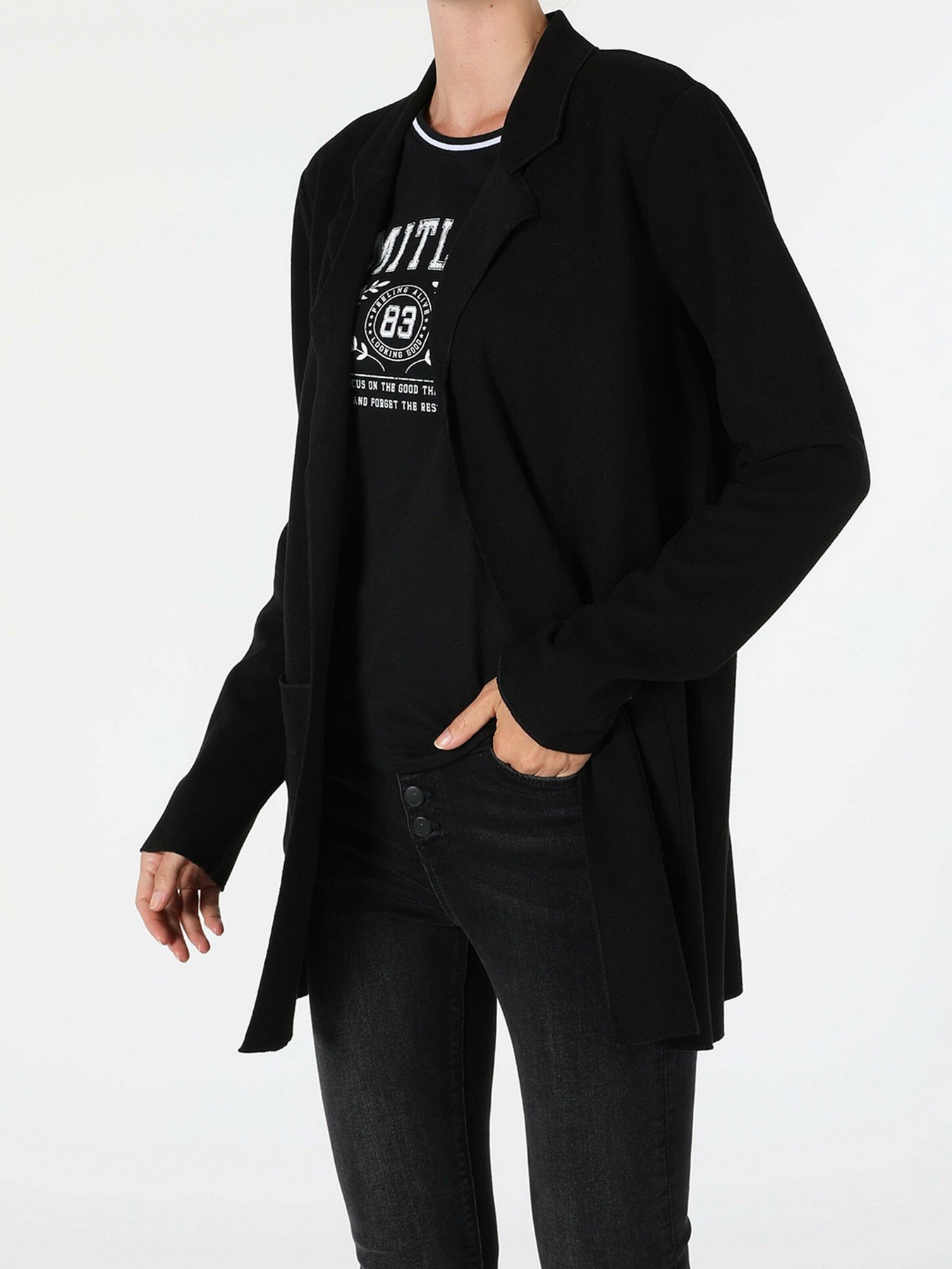 Свитры и кардиганы Colin’s модель CL1055318BLK Фото