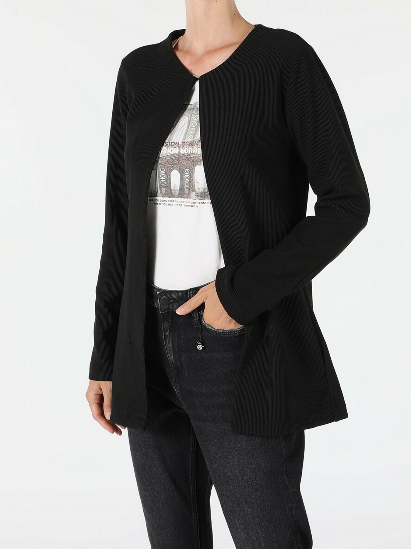 Свитры и кардиганы Colin’s модель CL1055762BLK Фото