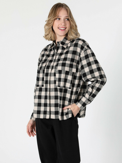 Сорочки Colin’s модель CL1055816BLK Фото