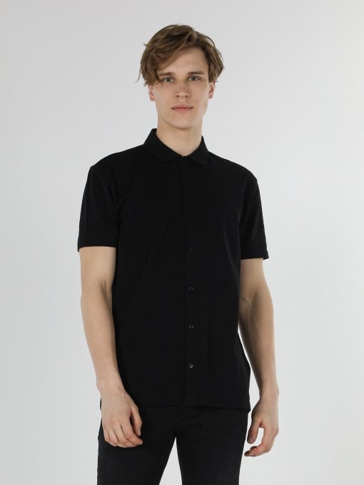 Сорочки Colin’s модель CL1059317BLK Фото