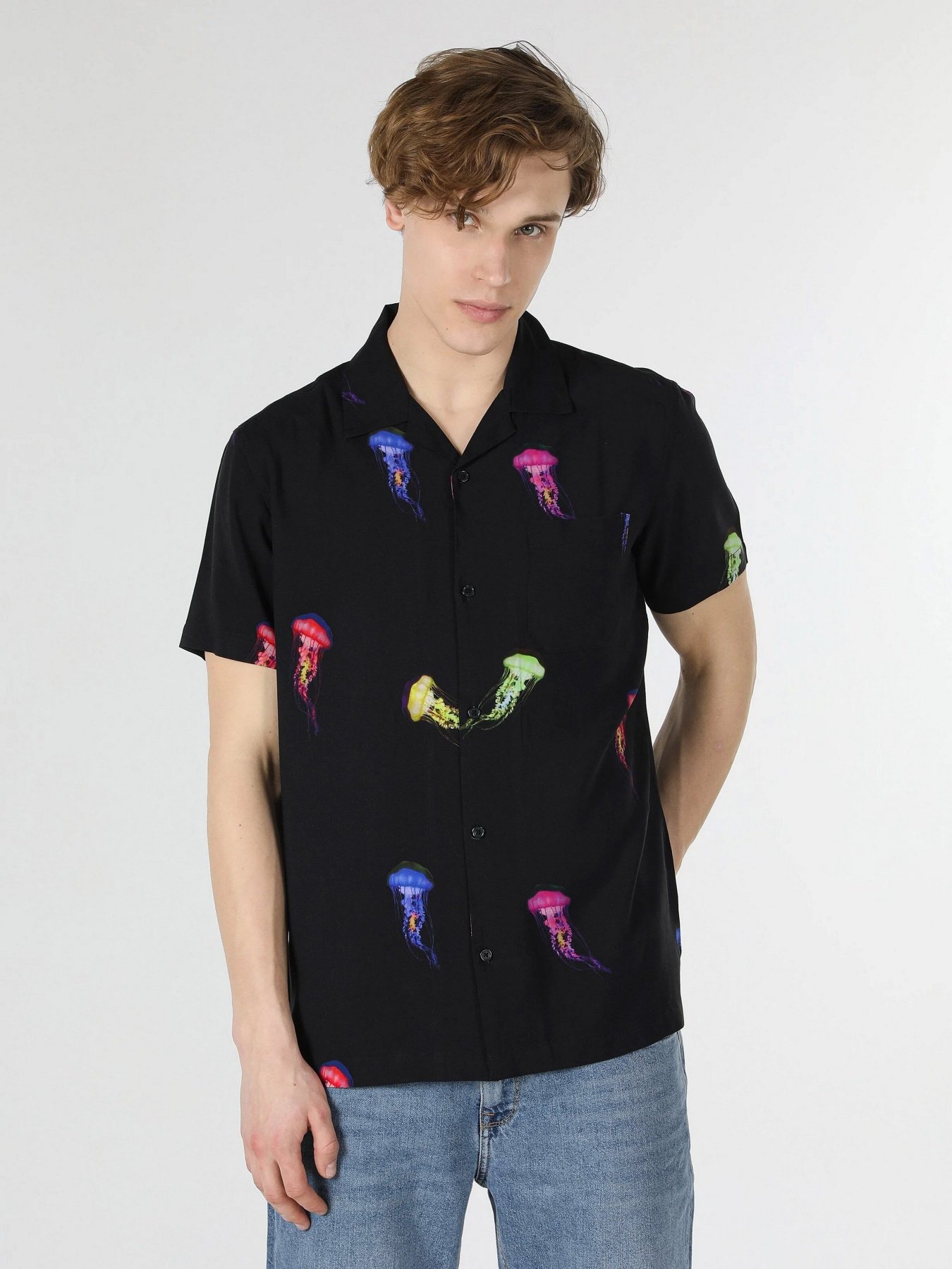 Сорочки Colin’s модель CL1056858BLK Сорочки Colin’s модель CL1056858BLK Фото
