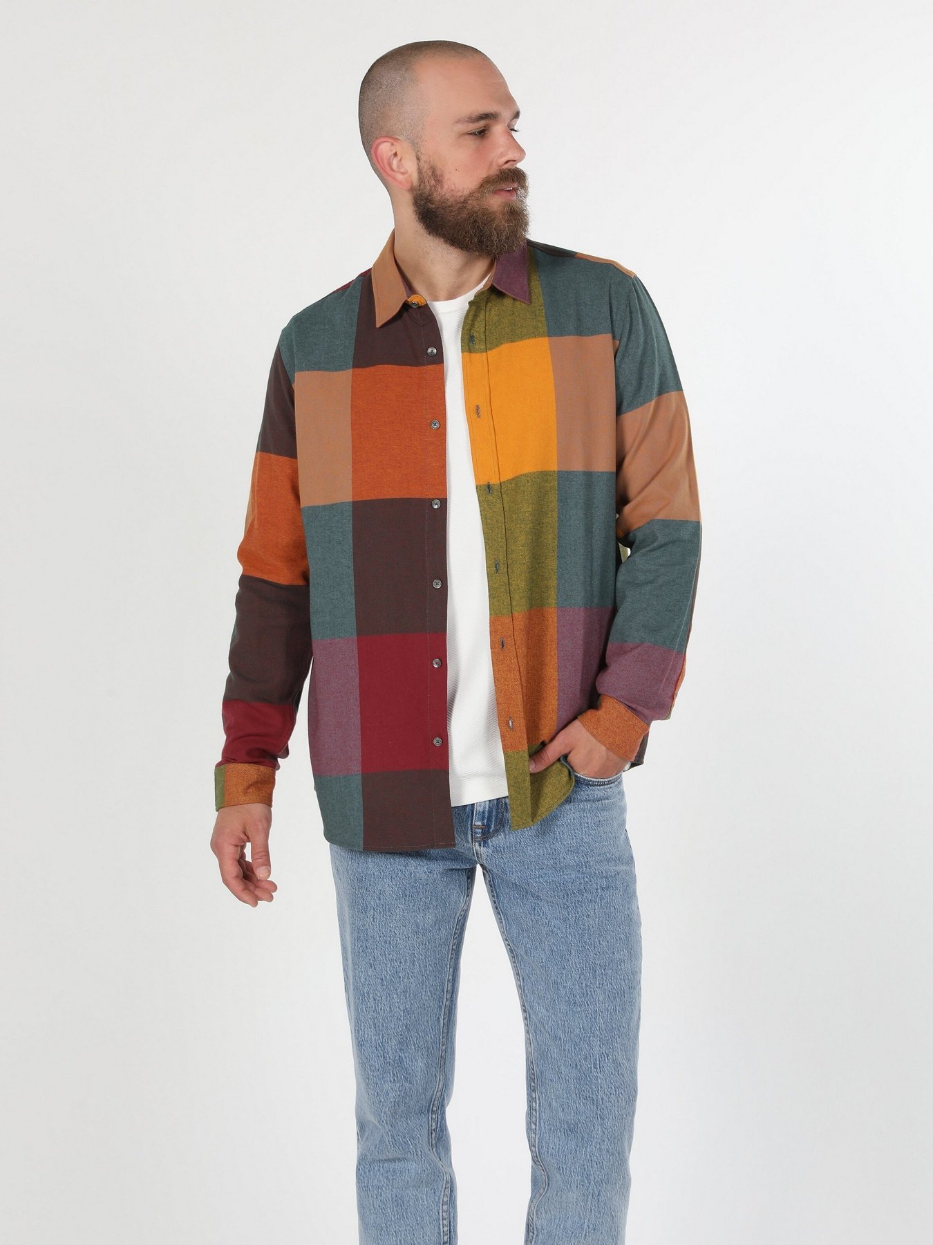 Сорочки Colin’s модель CL1059768COR Сорочки Colin’s модель CL1059768COR Фото