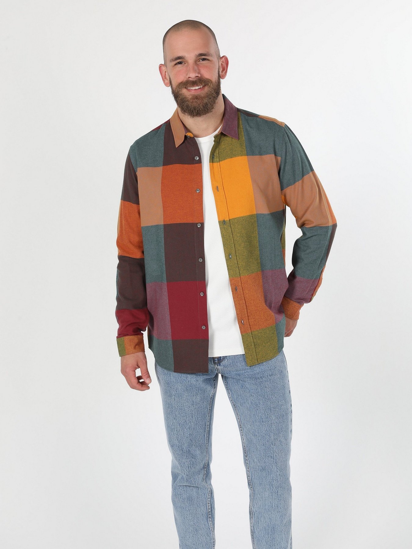 Сорочки Colin’s модель CL1059768COR Сорочки Colin’s модель CL1059768COR Фото