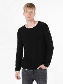 Свитры и кардиганы Colin’s модель CL1056038BLK Фото