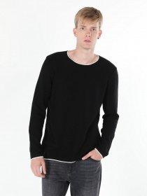 Свитры и кардиганы Colin’s модель CL1056038BLK Фото