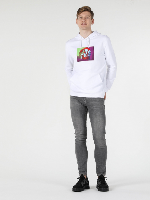 Худи и свитшоты Colin’s модель CL1057312WHT Фото
