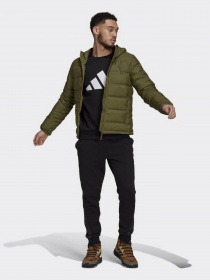 Куртки та дублянки Adidas Helionic Hooded Down модель GU3954 Фото