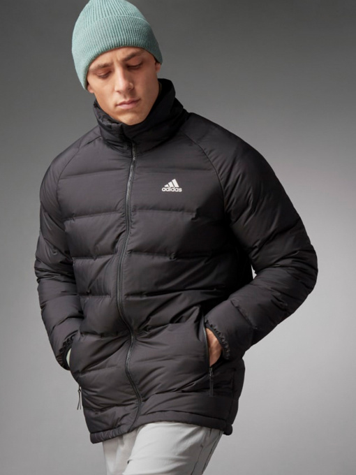 Куртки и дубленки Adidas Helionic Mid Length Down модель FT2528 Фото
