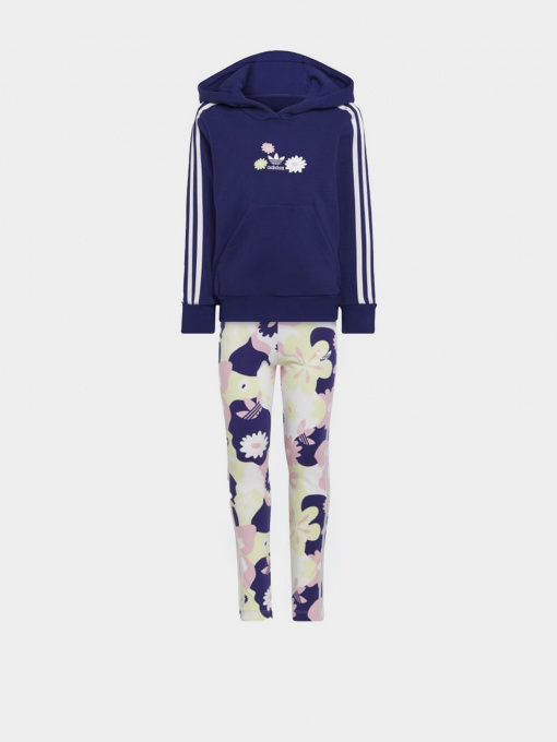 Костюми Adidas Flower Print Hoodie Set модель HC4601 Фото