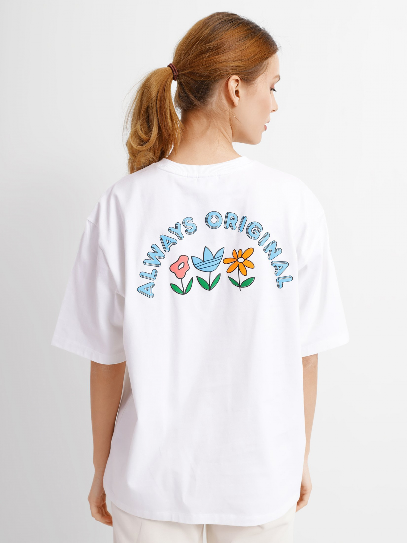 Футболки и поло Adidas Always Original Loose Graphic модель HF2019 Фото