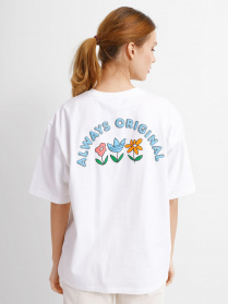 Футболки и поло Adidas Always Original Loose Graphic модель HF2019 Фото