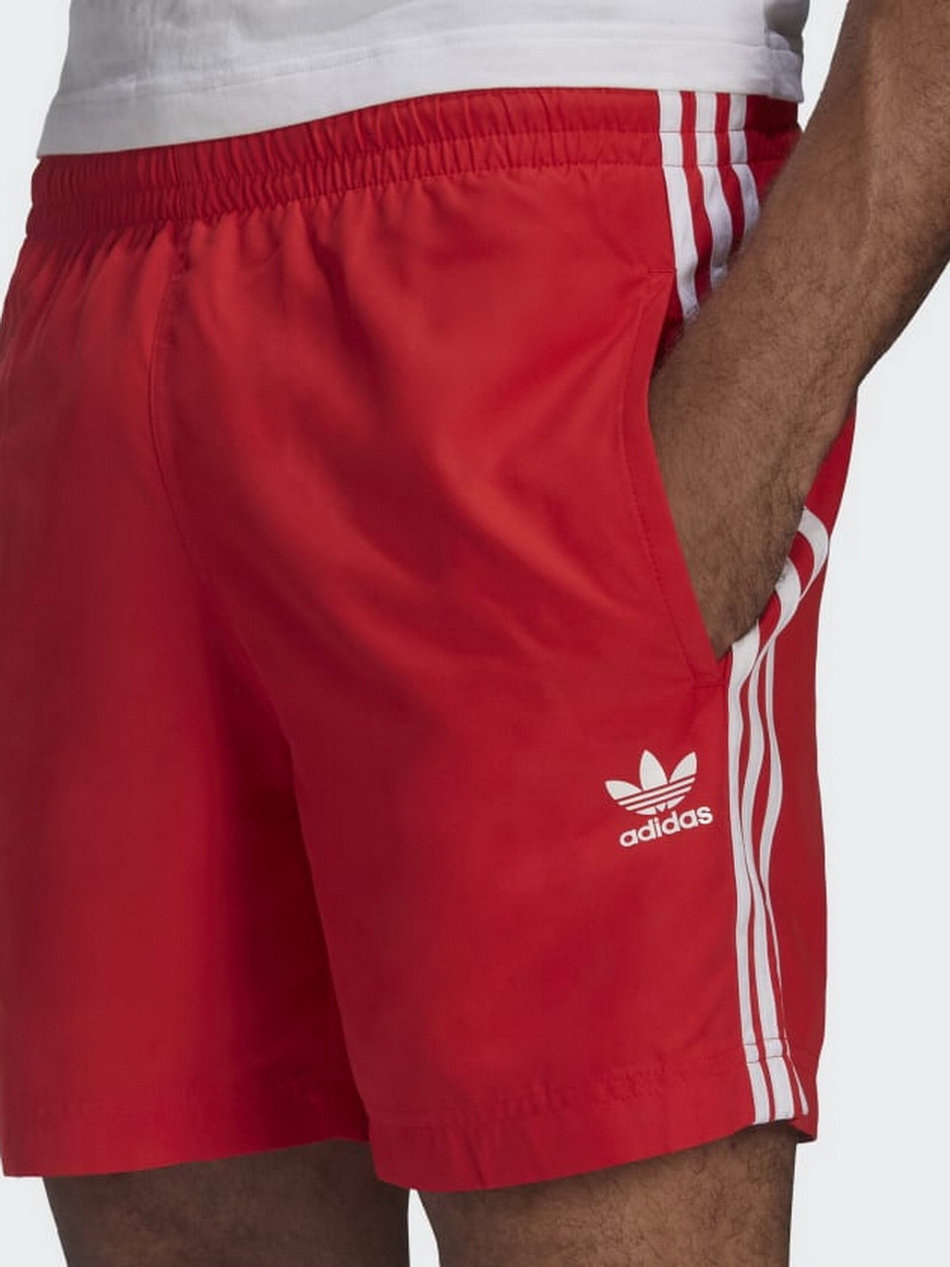 Одяг для пляжу Adidas Adicolor Classics 3-Stripes Swim модель HF2120 Одяг для пляжу Adidas Adicolor Classics 3-Stripes Swim модель HF2120 Фото