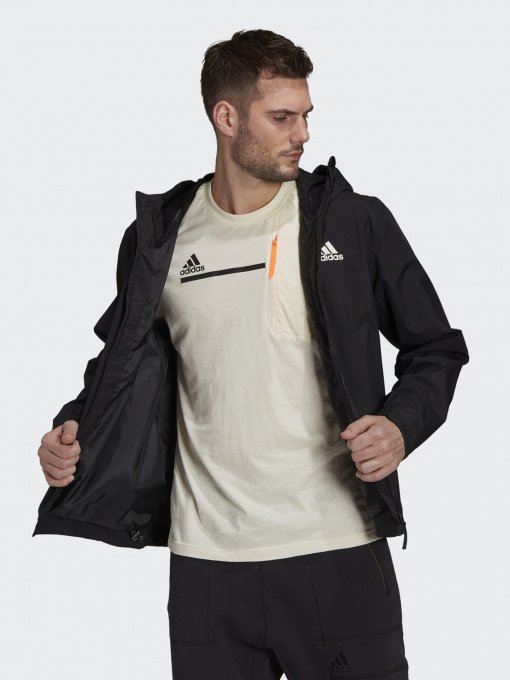 Куртки та дублянки Adidas BSC 3-STRIPES RAIN.RDY модель GM2169 Фото