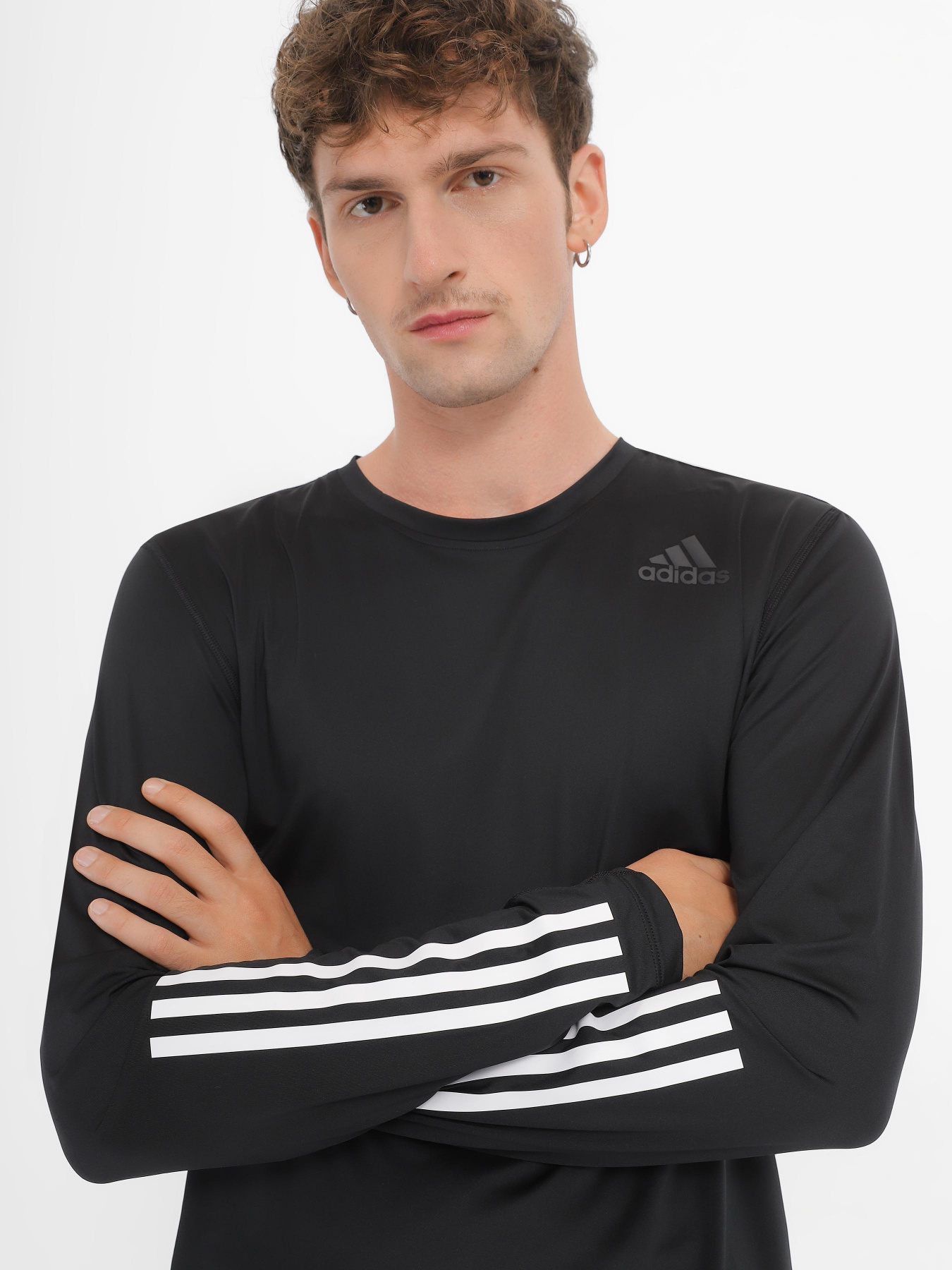 Худі та світшоти Adidas TECHFIT 3-STRIPES модель GL0459 Фото