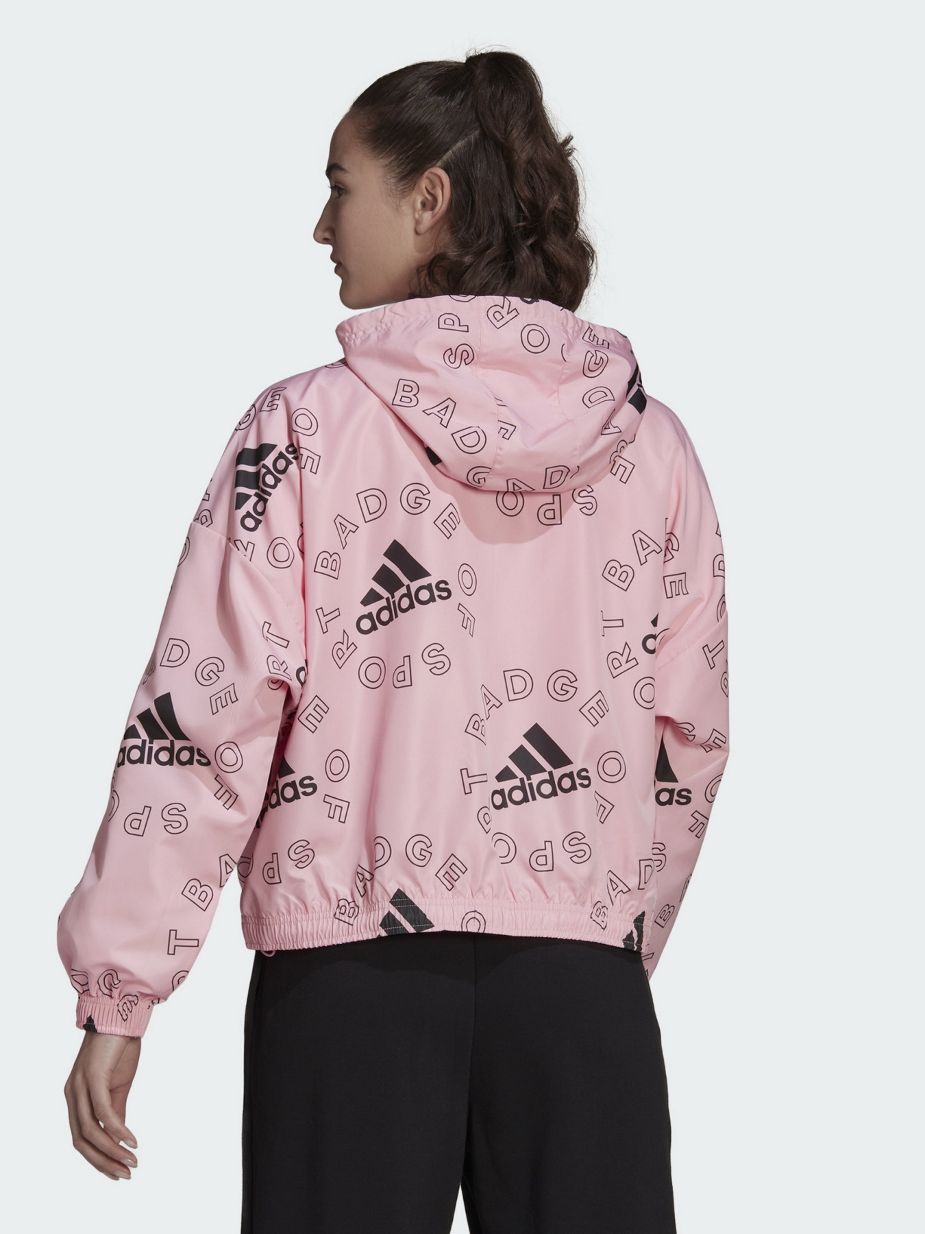 Куртки та дублянки Adidas  Essentials Logo Allover Print модель HC9185 Фото